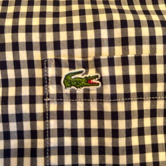 MEN´S SLIM FIT GINGHAM POPLIN SHIRT - Picture 5 of 6